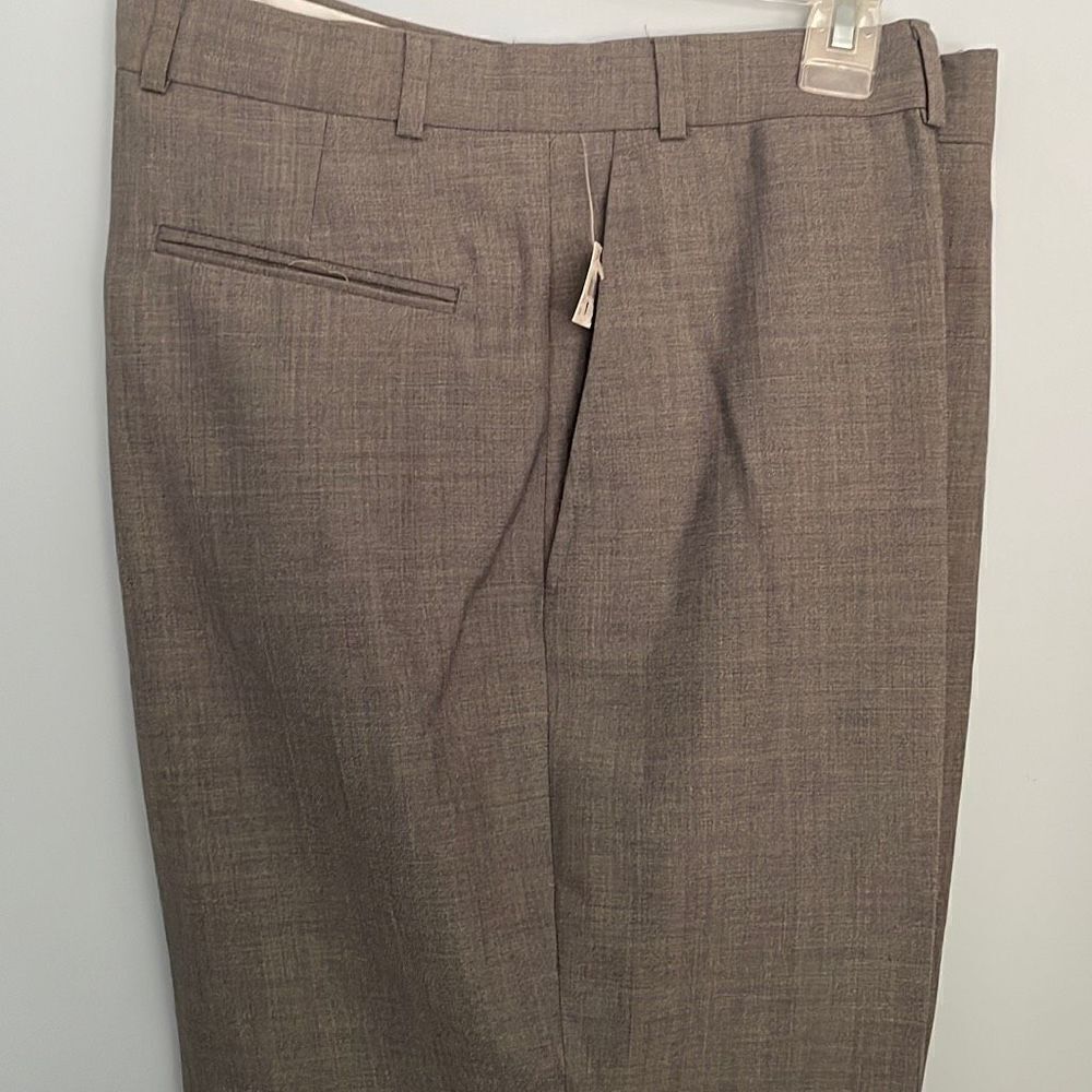 JC Penney Towncraft Worsted Wool Polyester Men’s Grey Dress Pants 38x30